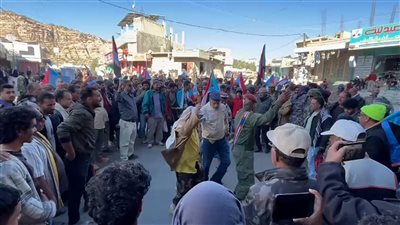 بدء الاعتصام المفتوح لأبناء الشعيب بالضالع للمطالبة بإعلان دولة الجنوب العربي