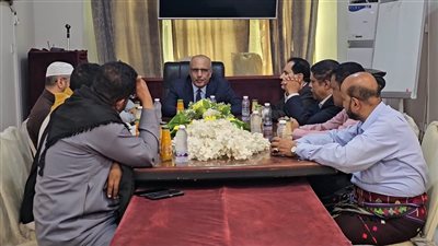 الكثيري يطلع على أوضاع مؤسسة الكهرباء بوادي حضرموت 