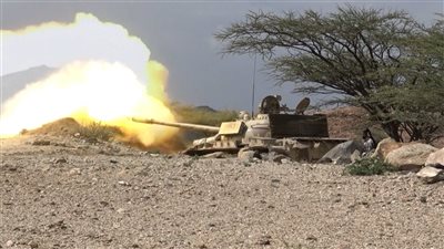 إحباط محاولة تسلل لمليشيا الحوثي الإرهابية في جبهة حُمَالة بكرش لحج 